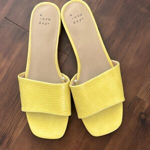 NEW open toe slides